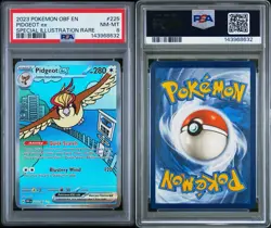 PSA 8 Mint Pokemon Obsidian Flames 225/197 Pidgeot Ex Special Illustration Rare - Image 3