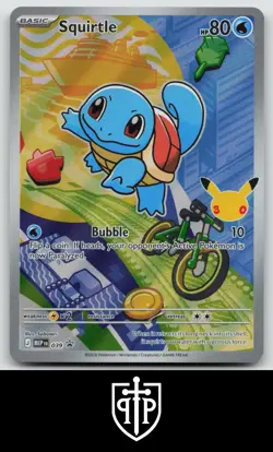 Pokemon - Squirtle 039 Mega Evolution - Holo Black Star Promo - NM - Image 1