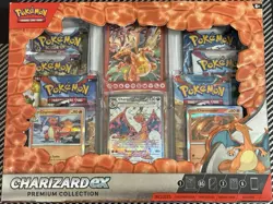 1x 2023 Charizard EX Premium Collection Box 6 Booster Packs + More! Free Ship! - Image 1