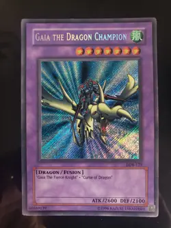 YuGiOh! Gaia the Dragon Champion LOB-125/Gaia the Fierce Knight/Curse of Dragon - Image 2