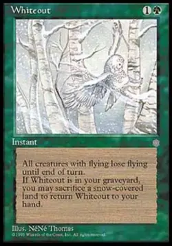 Whiteout - Light Play MTG Ice Age - Image 1