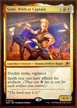 MTG Edge of Eternities M Sami, Wildcat Captain #0226 - Image 1