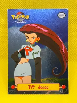 Pokemon Tcg Jesse TV9 Holo Foil 1999 Pokemon - Topps Series 1 - TV Animation Ed - Image 1
