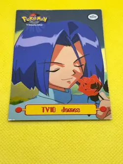 Pokemon Tcg James TV10 Holo Foil 1999 Pokemon - Topps Series 1 - TV Animation Ed - Image 2