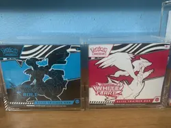 Pokemon TCG Black Bolt and White Flare ETBs Pokemon Center Exclusive Bundle Of 2 - Image 1