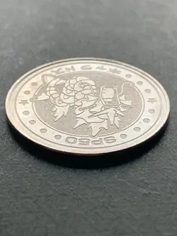 Gyarados SP50 Medal Coin Meiji Juice Pokemon Japanese Pokemon NINTENDO Rare - Image 4