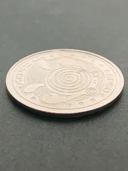Poliwhirl SP50 Medal Coin Meiji Juice Pokemon Japanese Pokemon NINTENDO Rare - Image 3