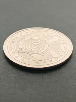 Poliwhirl SP50 Medal Coin Meiji Juice Pokemon Japanese Pokemon NINTENDO Rare - Image 5