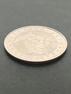 Sandshrew SP30 Medal Coin Meiji Juice Pokemon Japanese Pokemon NINTENDO Rare - Image 4