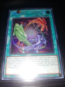 YUGIOH! Heavy Polymerization MP24-EN150 Prismatic Secret Rare 1st Ed NM - Image 1