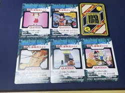 Dragon Ball Z Amada PP Card Lot 6pcs Goten Trunks Fusion Anime Vintage Japan - Image 2