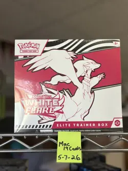 Pokemon TCG Scarlet & Violet White Flare Elite Trainer Box Factory Sealed ETB - Image 1