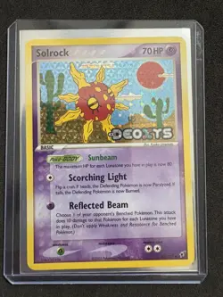 Solrock 47/107 Pokemon Ex Deoxys Stamp Reverse Holo - Image 1