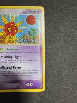 Solrock 47/107 Pokemon Ex Deoxys Stamp Reverse Holo - Image 3