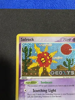 Solrock 47/107 Pokemon Ex Deoxys Stamp Reverse Holo - Image 4