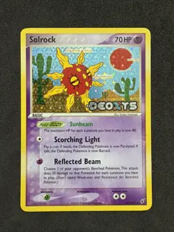 Solrock 47/107 Pokemon Ex Deoxys Stamp Reverse Holo - Image 5