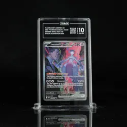 Pokemon Destined Rivals Team Rockets Mewtwo EX 231/182 SIR TAG Grade 10 Gem Mint - Image 1