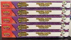 Pokemon Ascended Heroes Premium Poster Collection Mega Gardevoir LOT OF 5 - Image 1
