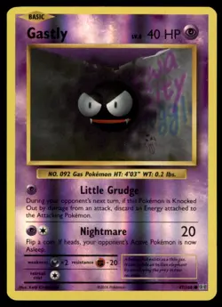 2016 XY - Evolutions Gastly Basic/Common #47 Pokemon - Image 1