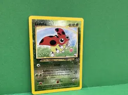 Pokemon TCG Ledyba Reverse Holo 7/18 Southern Islands WOTC VTG 2001 - Image 2