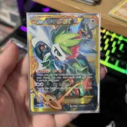 Shaymin EX Alternate Art Holo Promo 077A/108 Basic Pokemon 2015 - Image 1