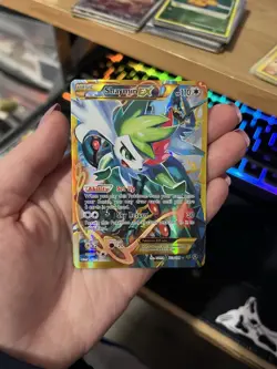 Shaymin EX Alternate Art Holo Promo 077A/108 Basic Pokemon 2015 - Image 2
