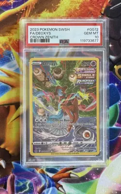 2023 Pokemon Sword and Shield Crown Zenith #GG12 FA/Deoxys PSA 10 - Image 2