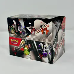 Pokemon TCG Black Bolt & White Flare 8 SEALED Mini Tin Art Set with Open Display - Image 2