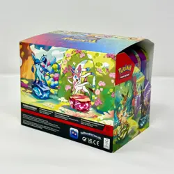 Pokemon TCG Prismatic Evolutions SV 8.5 8 SEALED Tins Art Set w/ Opened Display - Image 3