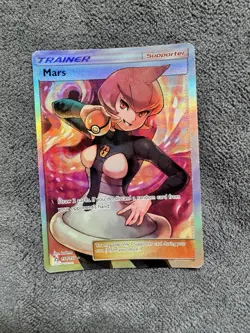 Pokemon TCG Mars 154/156 SM Ultra Prism Full Art Holo Ultra Rare English 2018 - Image 1