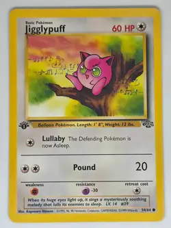 Jigglypuff 54/64 1st Edition C Pokemon Jungle NM - Image 1