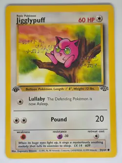 Jigglypuff 54/64 1st Edition C Pokemon Jungle NM - Image 1