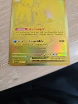 Mega Dragonite Ex 295/217 GOLD HYPER RARE POKEMON ASCENDED HEROES - Image 3