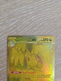 Mega Dragonite Ex 295/217 GOLD HYPER RARE POKEMON ASCENDED HEROES - Image 4