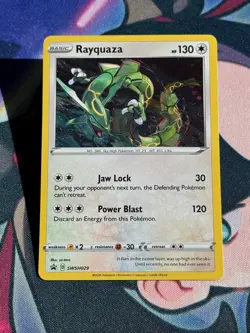 Rayquaza SWSH029 Holo Promo Sword & Shield Promo Pokemon Near Mint - Image 1