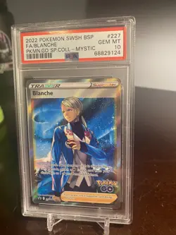 PSA 10 2022 Pokemon SWSH BSP Full Art Blanche Team Mystic #227 GEM MINT - Image 3