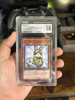 Yu-Gi-Oh! Rescue Rabbit eFootball Collaboration Parallel Rare CGC 10 Japanese - Image 1