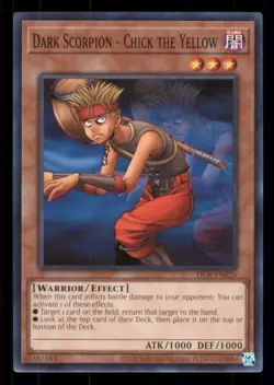 Yugioh Dark Scorpion #DCR-EN026 Dark Crisis (25th Anniversary Edition) NM - Image 1