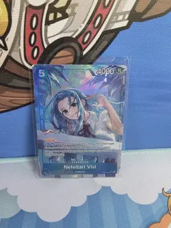One Piece CCG Heroines Edition Nefeltari Vivi SR Alt Art EB03-024 Mint - Image 1