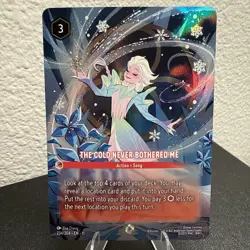 Disney Lorcana - The Cold Never Bothered Me 234/204 Winterspell - Enchanted - NM - Image 1
