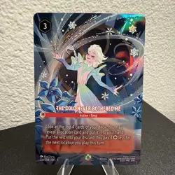 Disney Lorcana - The Cold Never Bothered Me 234/204 Winterspell - Enchanted - NM - Image 3