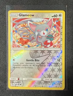 Glameow 108/156 SM Ultra Prism Reverse Holo Pokemon Card - Image 2