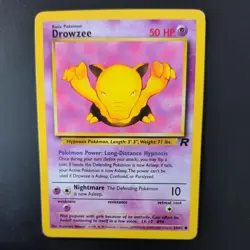 DROWZEE 54/82 POKEMON CARD (TEAM ROCKET SET) - Image 1