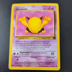 DROWZEE 54/82 POKEMON CARD (TEAM ROCKET SET) - Image 2