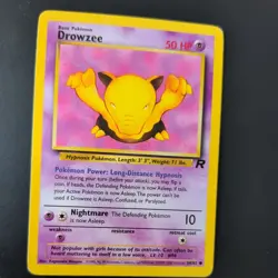 DROWZEE 54/82 POKEMON CARD (TEAM ROCKET SET) - Image 3