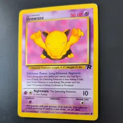 DROWZEE 54/82 POKEMON CARD (TEAM ROCKET SET) - Image 4