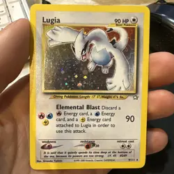 Lugia Neo Genesis Holo Rare 9/111 Pokemon Card English 2000 - Image 1