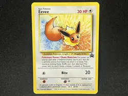 Pokemon Card Eevee Black Star JR Stamp Rally Promo - Image 1