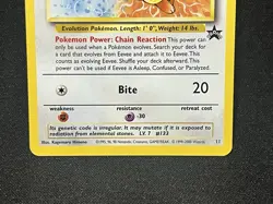 Pokemon Card Eevee Black Star JR Stamp Rally Promo - Image 3