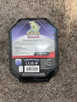 Pokemon TCG 2024 Tyranitar Metal Tin with 3 Foil Cards 3 Boosters & Online Code - Image 3